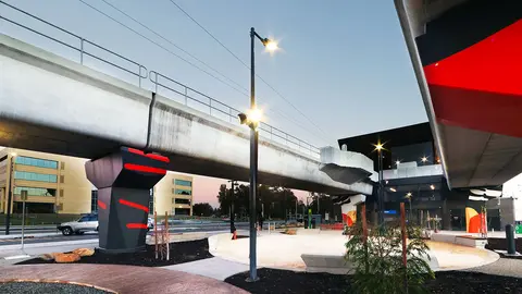 Schréder a implementat soluții de iluminat menite să sporească siguranța pe coridorul de transport din Perth